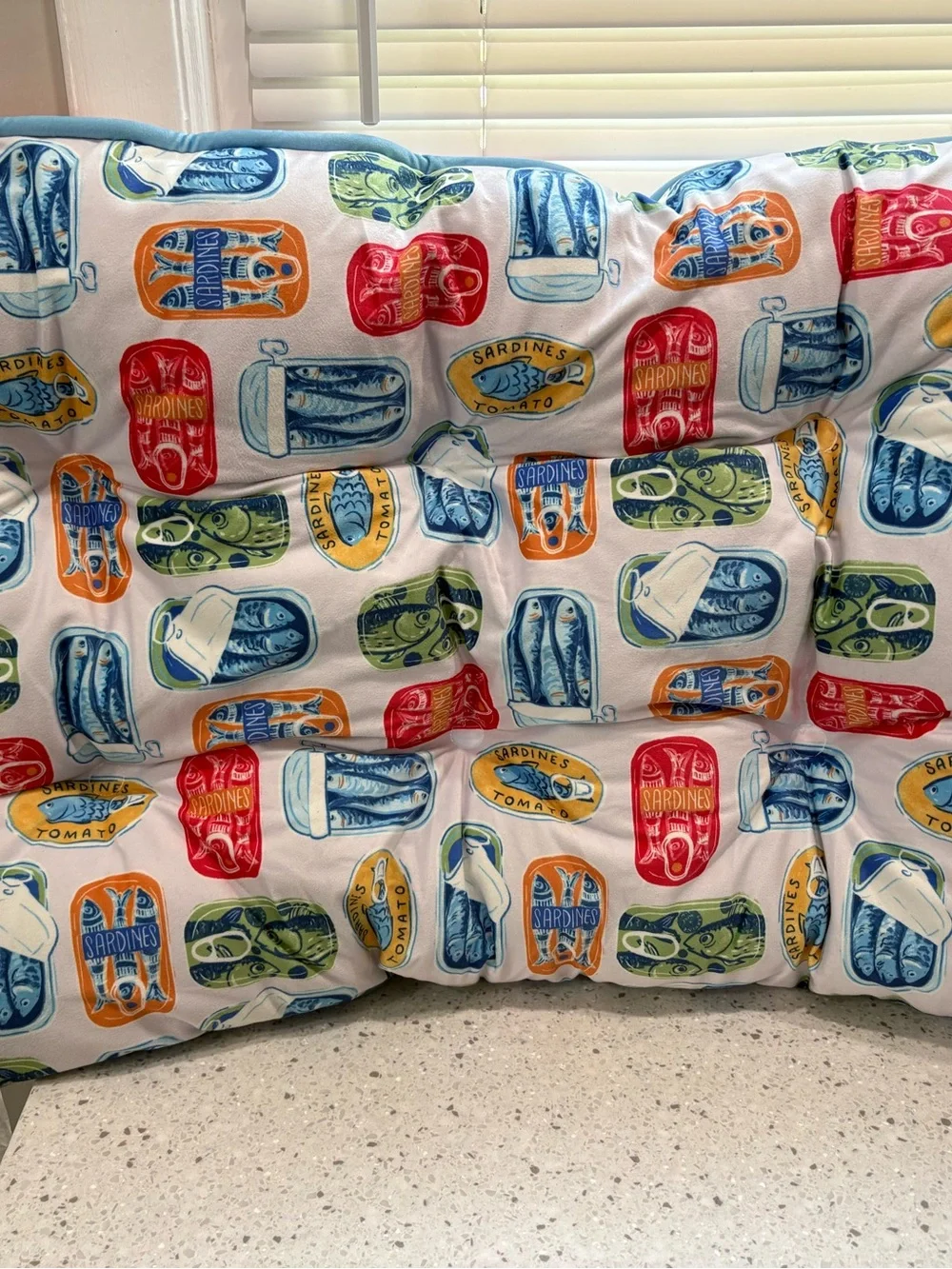 NWT C&C California Colorful Sardine Can Dog Crate Mat